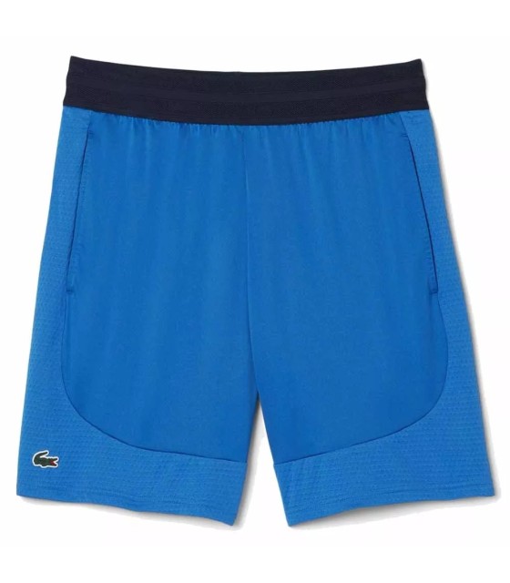 Calções azuis ultra secos Lacoste Tennis | IPONTENNIS