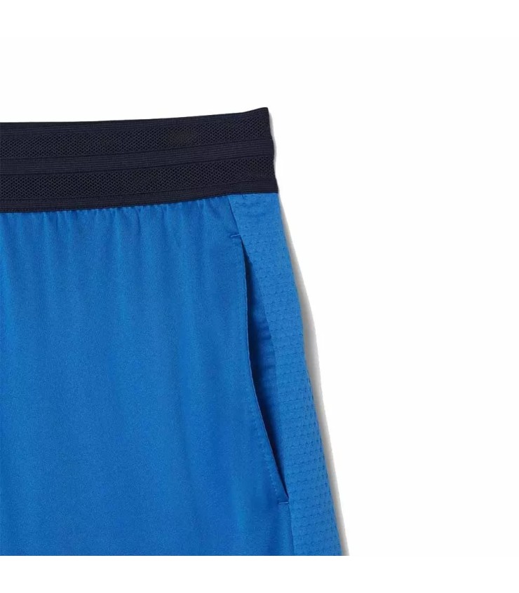 Pantaloni corti blu ultra asciutti Lacoste Tennis | IPONTENNIS