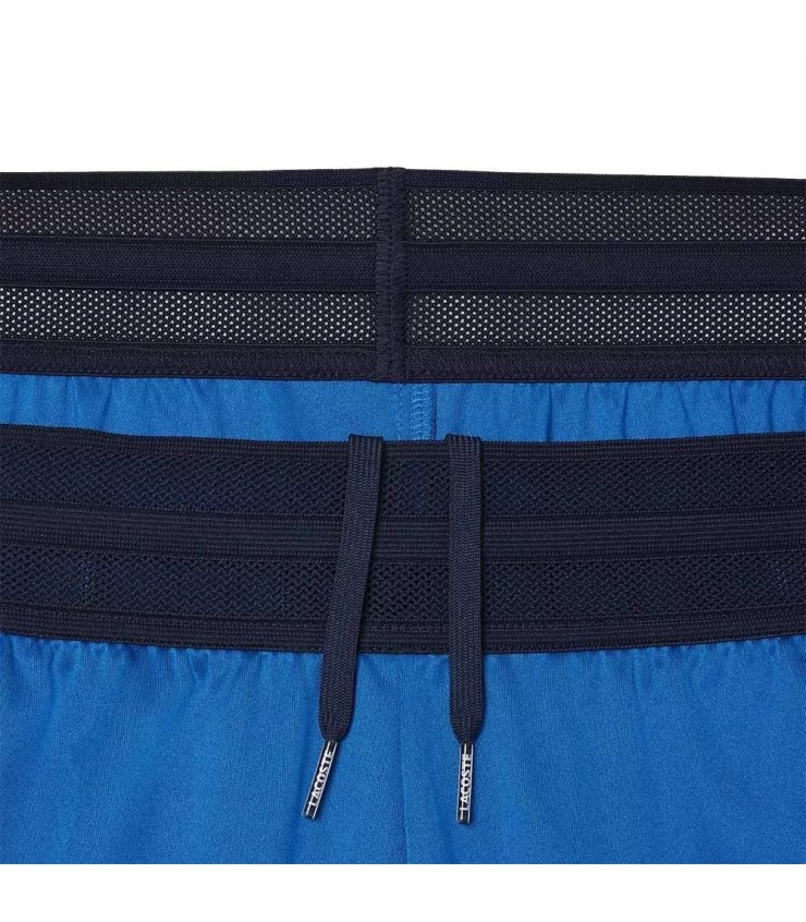 Short azul ultra secos Lacoste Tennis 4