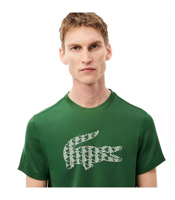 Grünes T-Shirt von Lacoste | Ipontennis