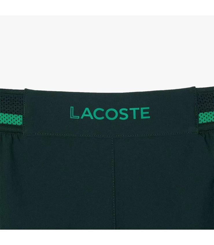 Waldgrüne Shorts von Lacoste Tennis x Novak Djokovic | Ipontennis