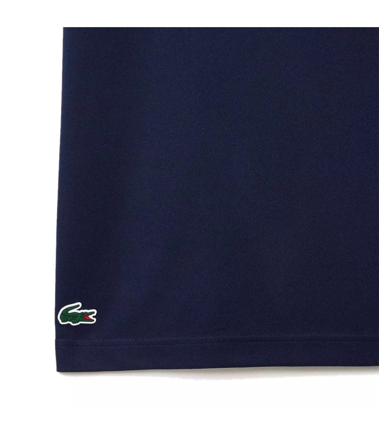 T-shirt bleu marine de Lacoste | Ipontennis