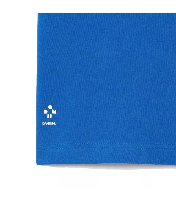 Lacoste Sport x Daniil Medvedev Blue White T-Shirt | IPONTENNIS