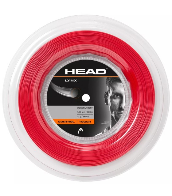 Bobina Head Lynx Rossa 200m | Ipontennis