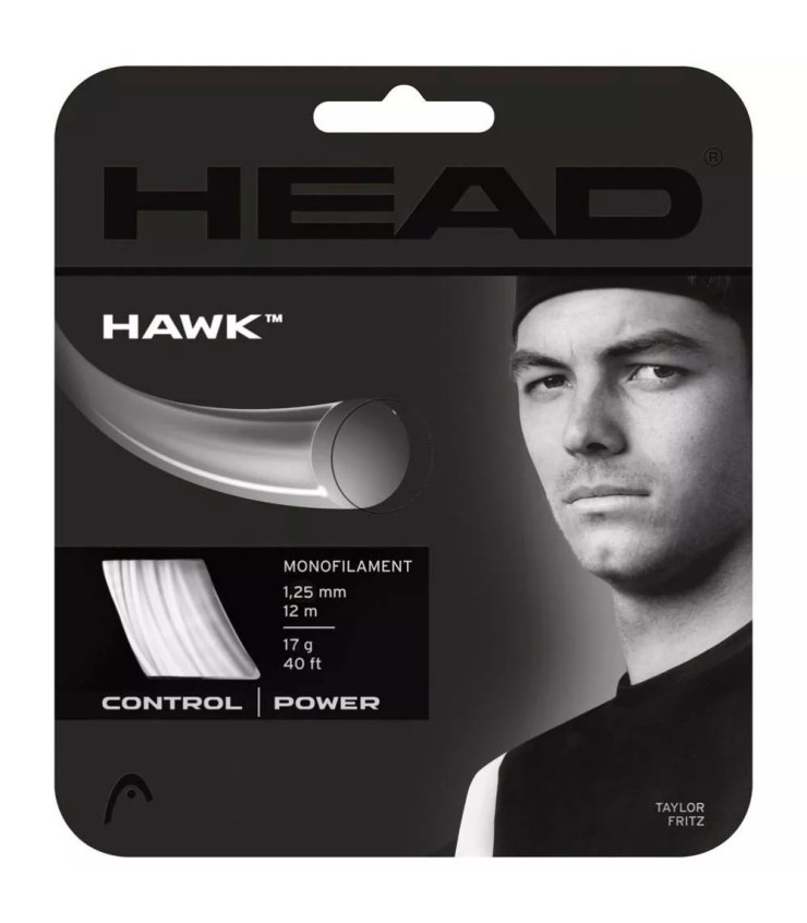 Head Hawk white 12m string 2