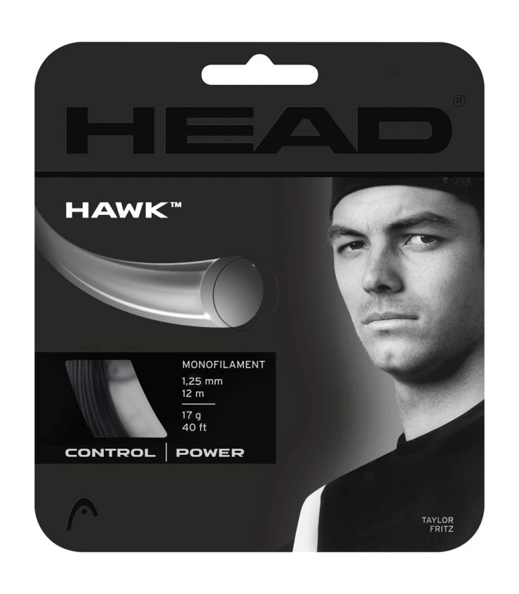 Corda Head Hawk Nera 12m | IPONTENNIS