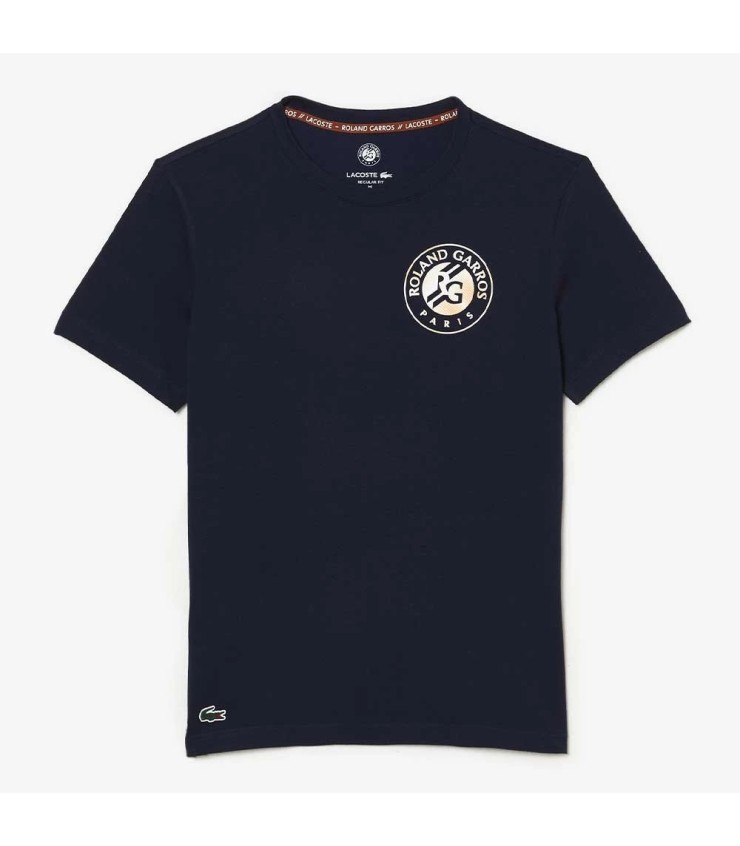 Lacoste Sport Roland Garros Navy Blue T-shirt | IPONTENNIS