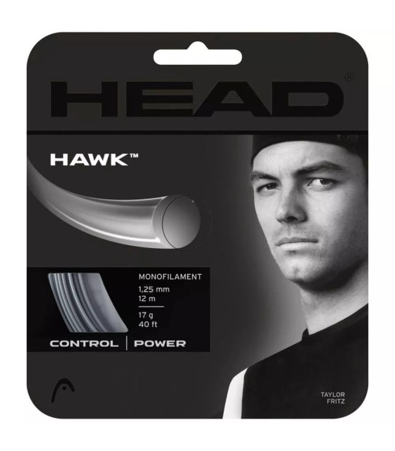SCHNUR HEAD HAWK GRIS 12M ist ein sehr schwieriger Fall | IPONTENNIS