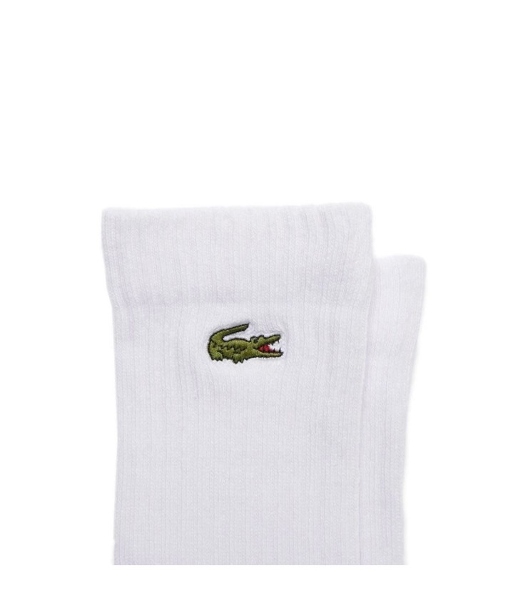 Meias Brancas Lacoste Sport x 3