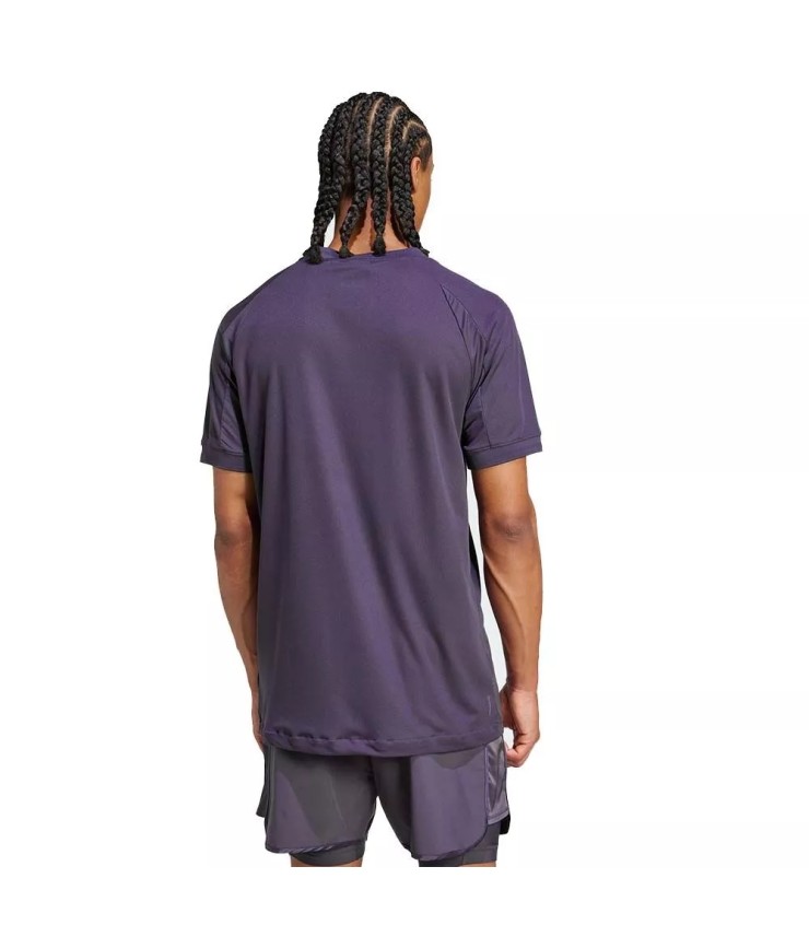 Adidas originais camiseta climacool + freelift violeta