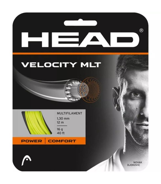Corda Head Velocity MLT Amarela 12m | IPONTENNIS