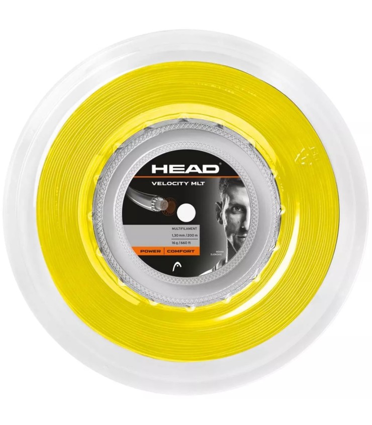 200m Reel Head Velocity MLT Yellow | IPONTENNIS