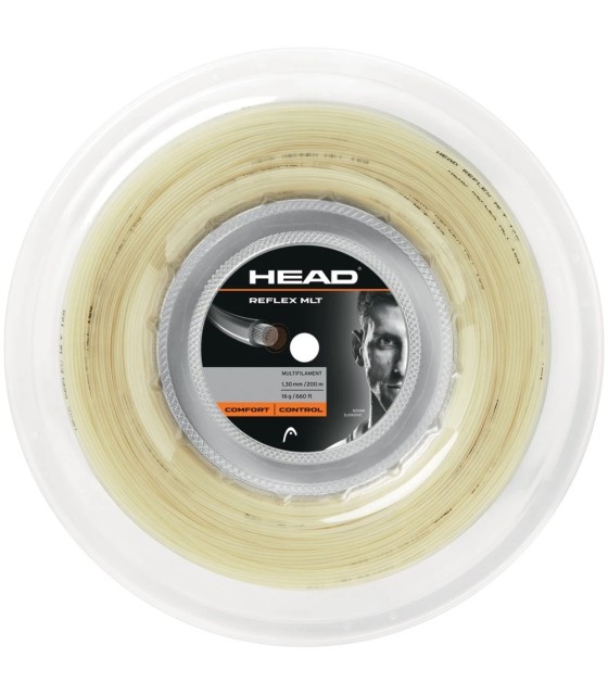 Bobina Head Reflex MLT 200m

This translates to "Head Reflex MLT 200m reel" in English. | Ipontennis