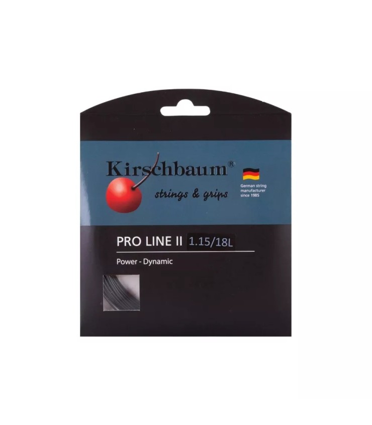 Kirschbaum Pro Line 2 Saite Schwarz 12m | IPONTENNIS