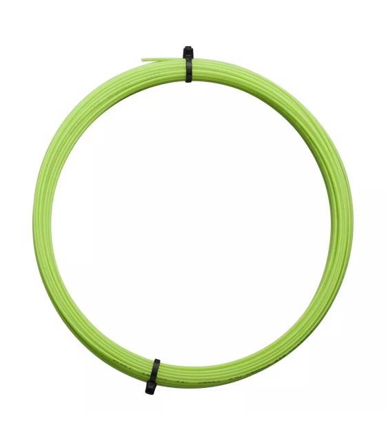 Luxilon Alu Power Lime 12m is a type of tennis string. Luxilon is a well-known brand that produces high-quality strings for tenn