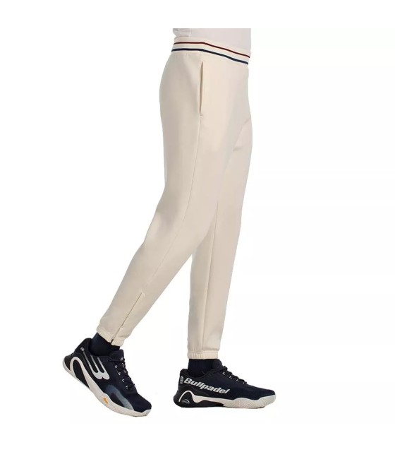 Pantaloni Bullpadel Ain colore bianco sporco