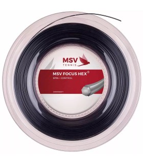 MSV Focus Hex Schwarz 200m Saitenrolle | IPONTENNIS