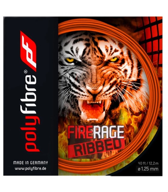 Polyfibre Fire Rage Grooved Rope 12m | IPONTENNIS
