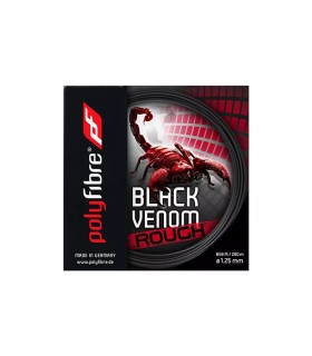 Corda Polyfibre Black Venom Rough 12m | IPONTENNIS