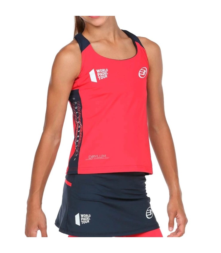 Camiseta sem mangas Bullpadel Junior Ravolta Vermelha | Ipontennis