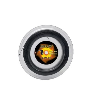 Bobina Pro s Pro Black Out 200mThis translates to "Pro's Pro Black Out 200m reel" in English. | IPONTENNIS
