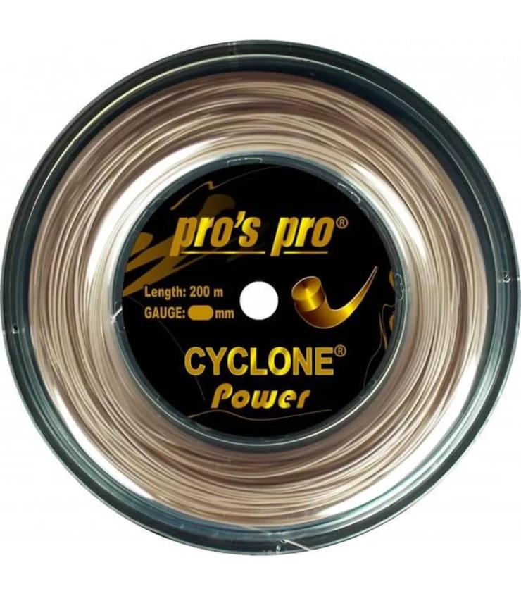 Bobina Pro s Pro Cyclone Power 200m

This translates to "Reel Pro s Pro Cyclone Power 200m" in English. | IPONTENNIS
