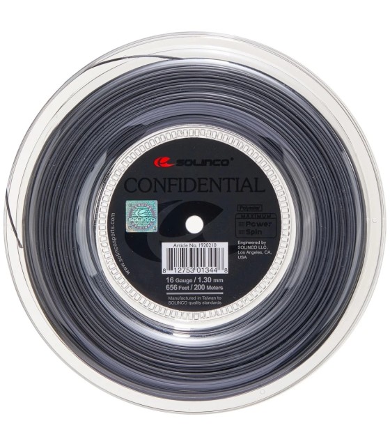 Bobina de 200m Solinco Confidential | IPONTENNIS