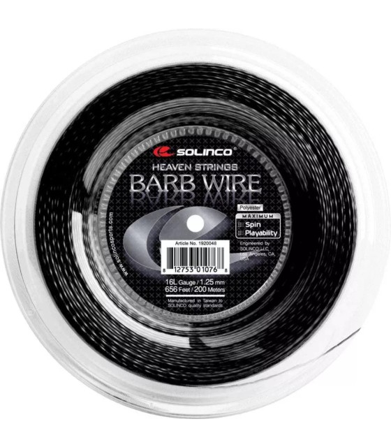 200m reel of Solinco Barb Wire | IPONTENNIS