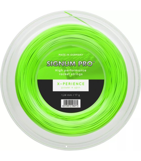 Bobina de 200m Signum Pro X-PerienceRolo de 200m Signum Pro X-Perience | IPONTENNIS