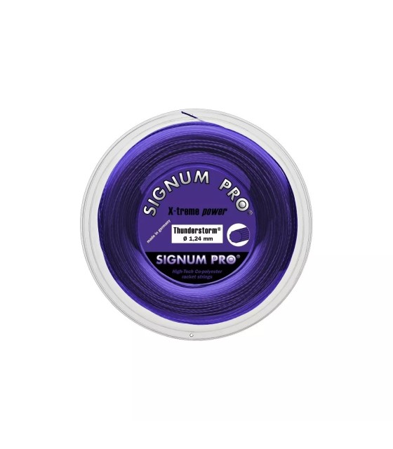 Bobina Signum Pro Thunderstorm 200mTradução: Rolo Signum Pro Thunderstorm 200m | IPONTENNIS