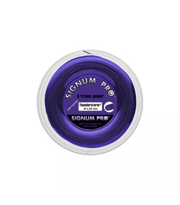 Bobina Signum Pro Thunderstorm 200mThis translates to "Signum Pro Thunderstorm 200m reel" in English. | IPONTENNIS