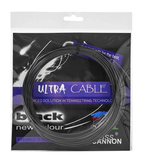 Weisscannon Ultra Cable Black 12m string | IPONTENNIS