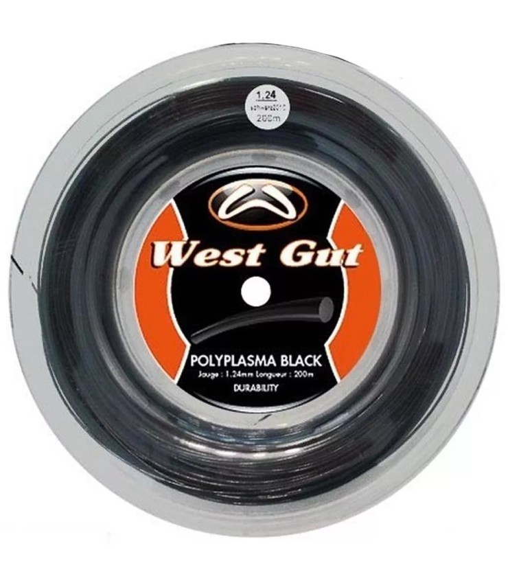 Bobine West Gut Polyma Plasma Black Mt17 200m | Ipontennis