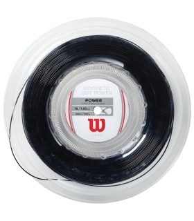 200m reel of Wilson's powerful black synthetic string | Ipontennis