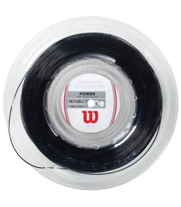 200m reel of Wilson's powerful black synthetic rope | IPONTENNIS