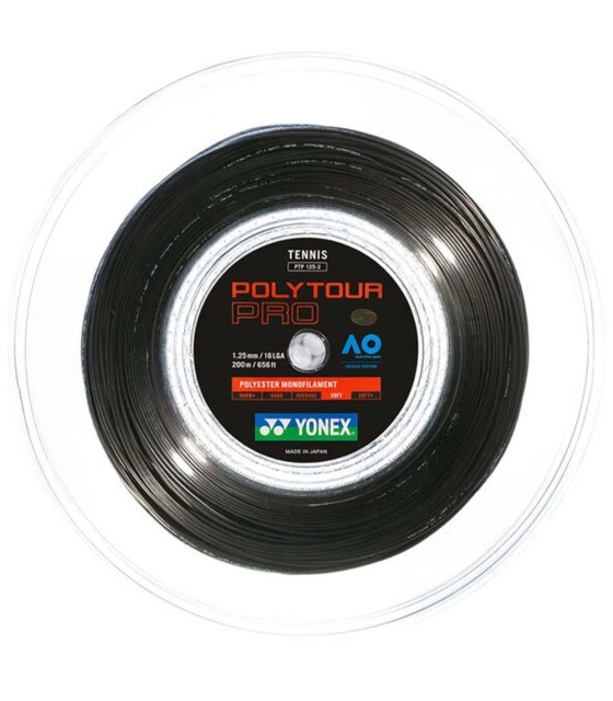 Yonex-Spulen-Poly-Tour-PRO schwarz 200m | Ipontennis