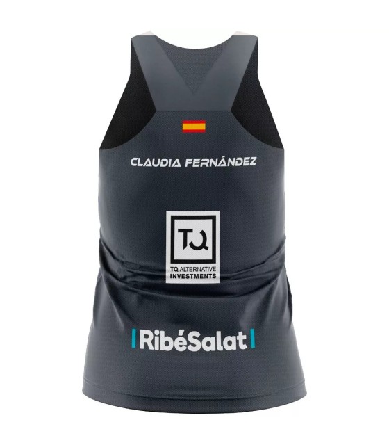 Débardeur noir Bullpadel Claudia Fernández | Ipontennis