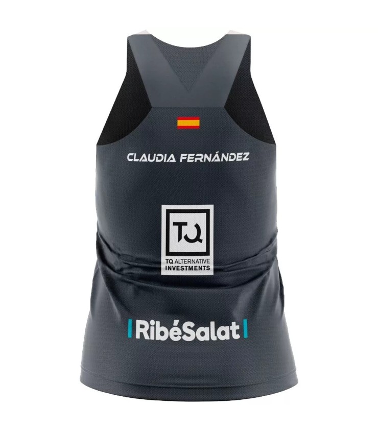 Débardeur noir Bullpadel Claudia Fernández | Ipontennis