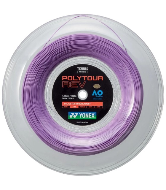 Bobine de 200m Yonex Poly Tour Rev Violet | IPONTENNIS