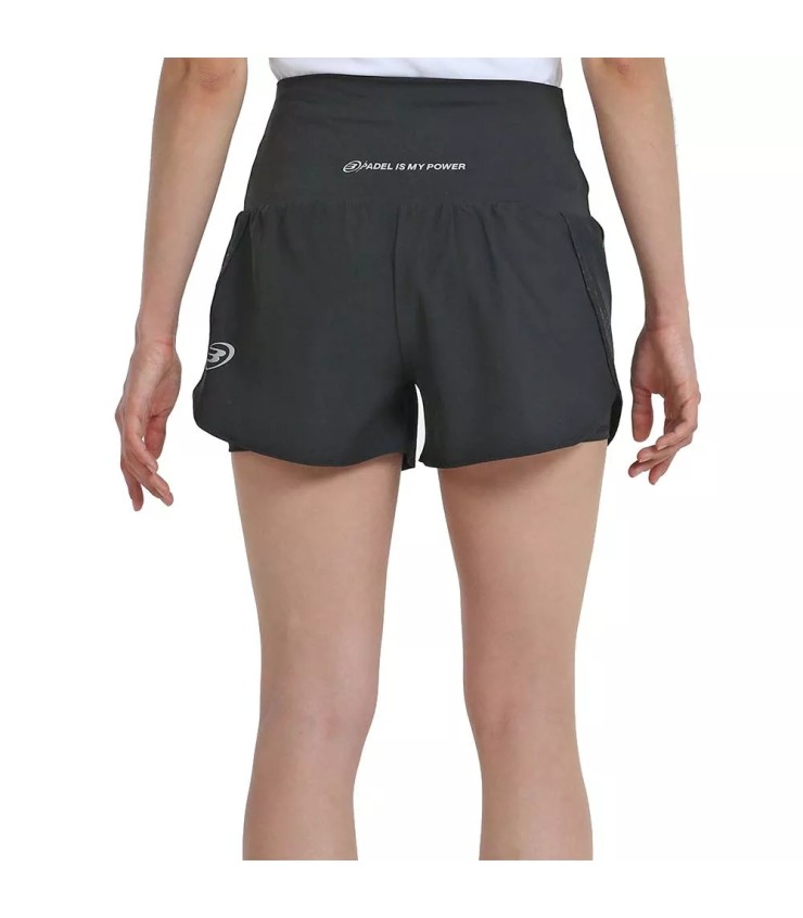 Bullpadel Rival Schwarze Shorts für Damen | Ipontennis