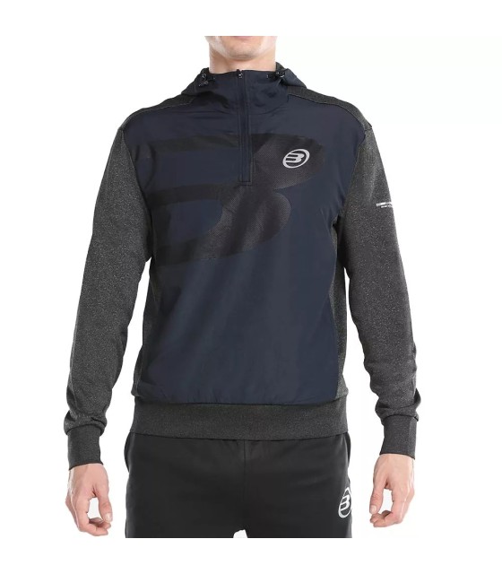 Sudadera Negra Bullpadel Jubon 1