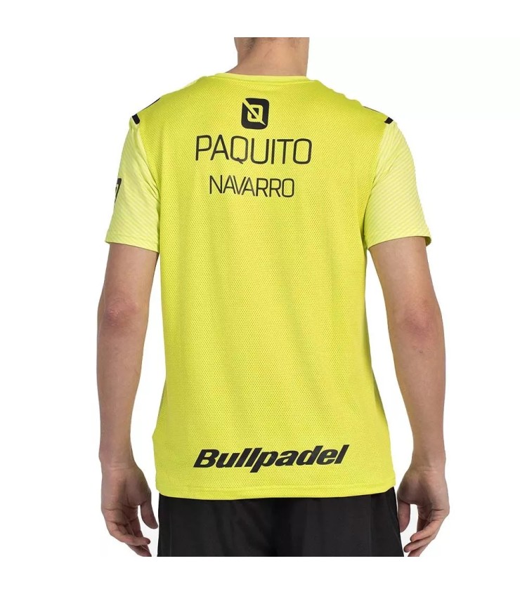 Camiseta Bullpadel Paquito Navarro 25V Amarilla 4