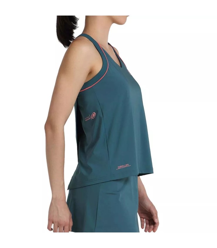 Camiseta de tirantes verde Bullpadel Erras 4