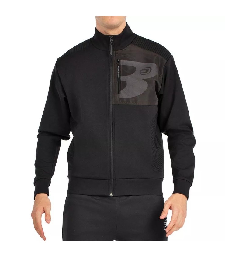 Sudadera Negra Bullpadel Breen 1