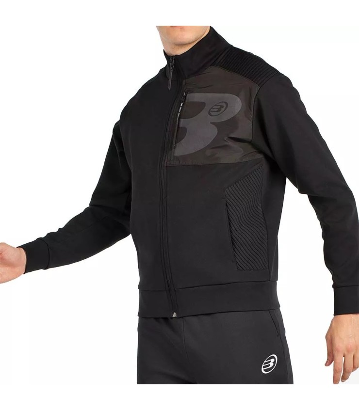 Sudadera Negra Bullpadel Breen 2