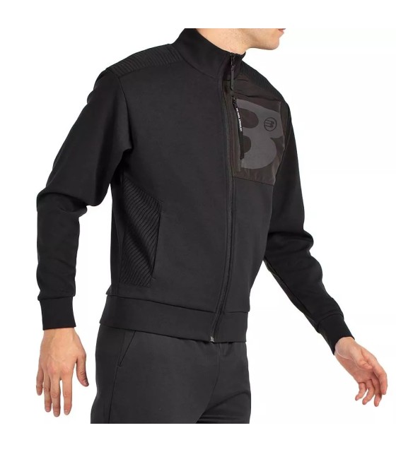 Sudadera Negra Bullpadel Breen 3
