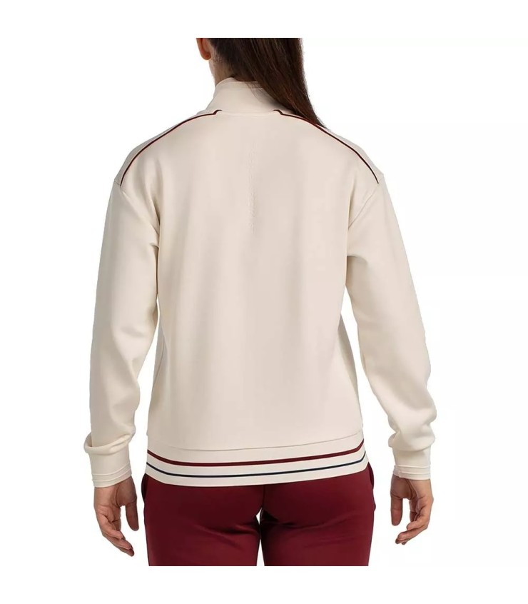 Sudadera Bullpadel Alsa Mujer Blanco Roto 2