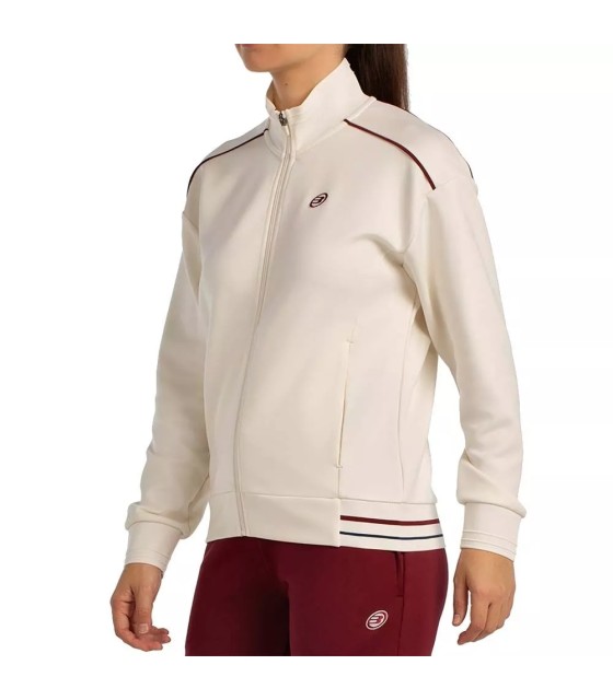 Sudadera Bullpadel Alsa Mujer Blanco Roto 3