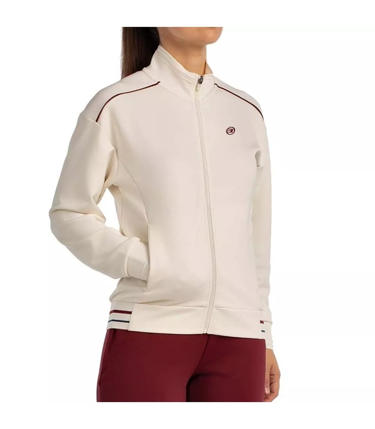 Sudadera Bullpadel Alsa Mujer Blanco Roto 4