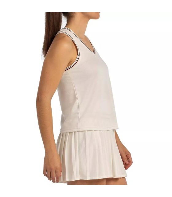 Camiseta Bullpadel Aza color blanco roto 2